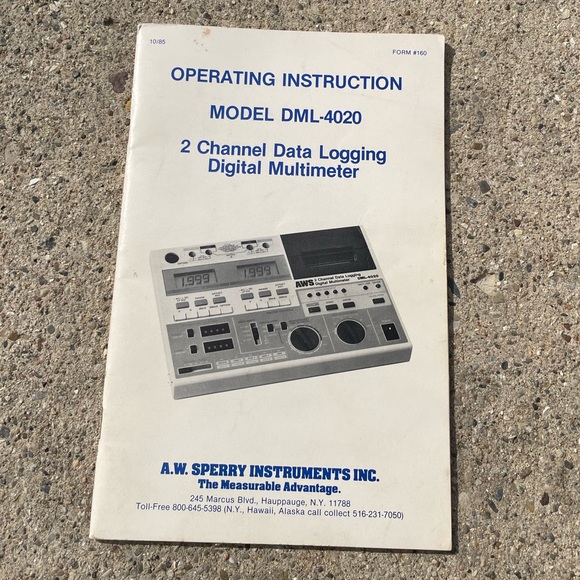 1984 DML-4020 Data Logging Dogital Multimeter Sperry Instruments - Picture 9 of 10